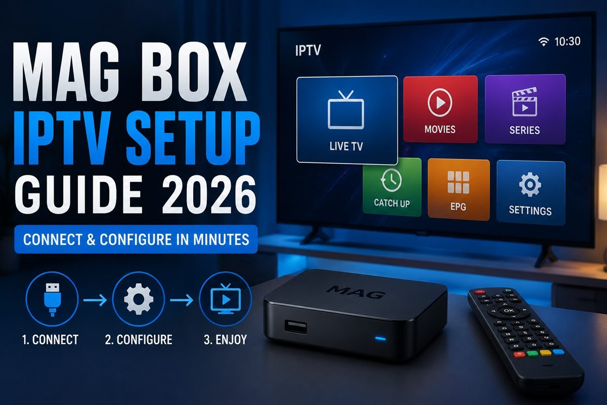 MAG Box IPTV Setup Guide 2026: Connect & Configure in Minutes